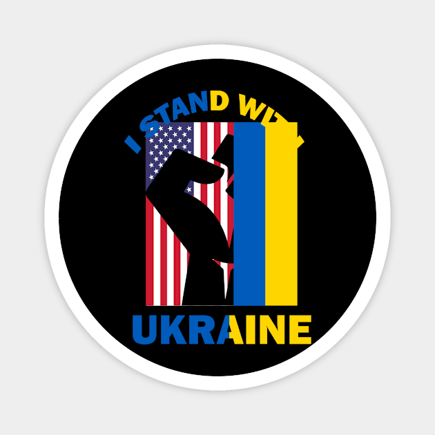 I Stand With Ukraine Magnet by BK55